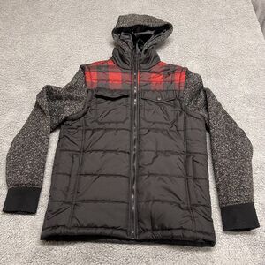 Distortion Jacket Mens Small Full Zip Hoodie